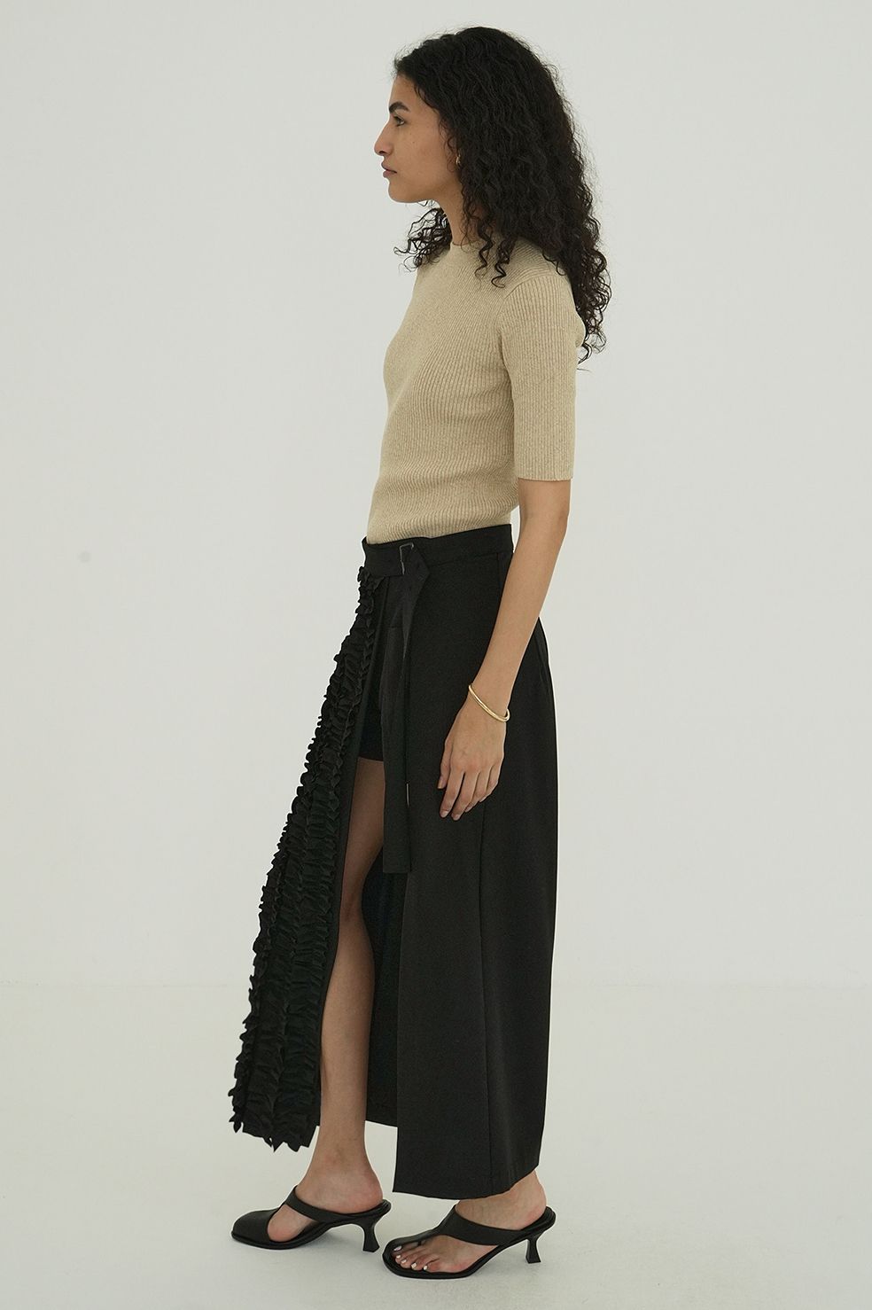 フリルラップスカート