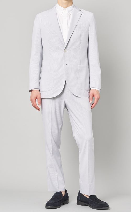 サッカーストライプ2パッチジャケット