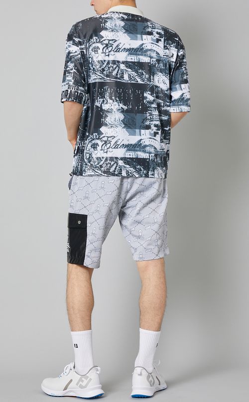 【手洗い可】プリントポロシャツ