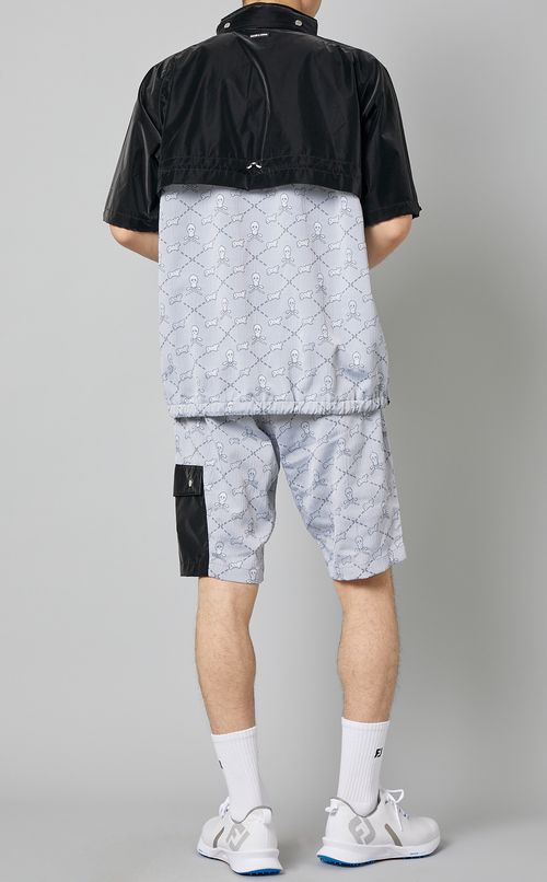 【手洗い可】ハーフジップバイカラーTシャツ