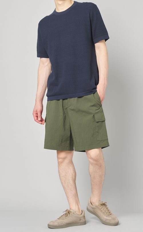 コットンクルーネックTシャツ