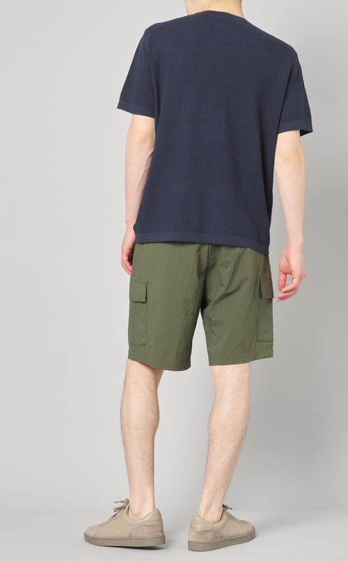 コットンクルーネックTシャツ