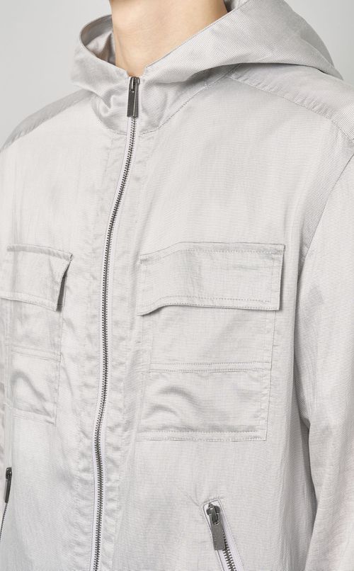 ストレッチマイヤーフードブルゾン