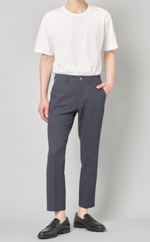 ストレッチサッカープリントパンツ