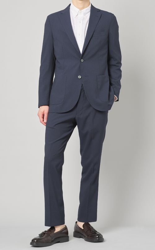 サッカーストライプ2パッチジャケット