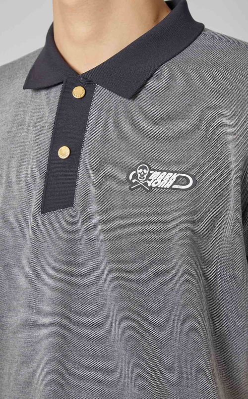 【手洗い可】バイカラーポロシャツ