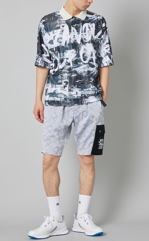 【手洗い可】プリントポロシャツ