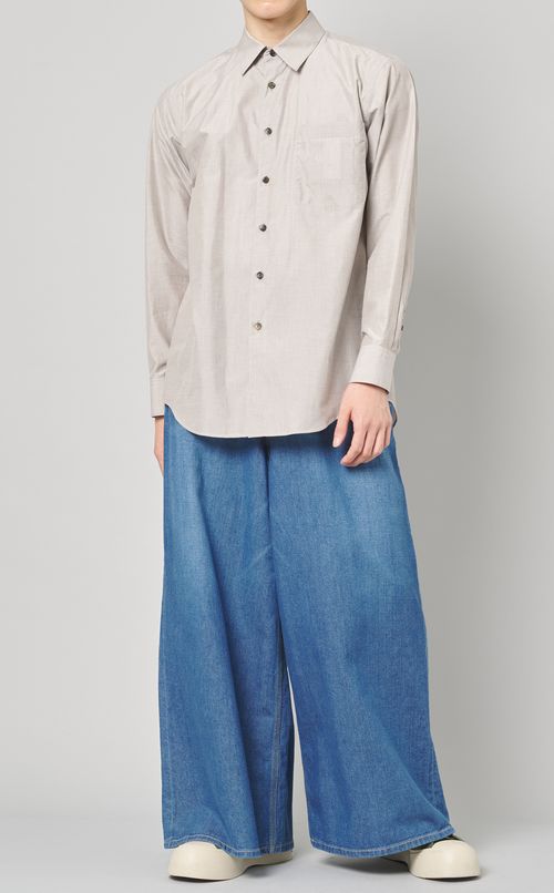 ライトデニムワークワイドパンツ