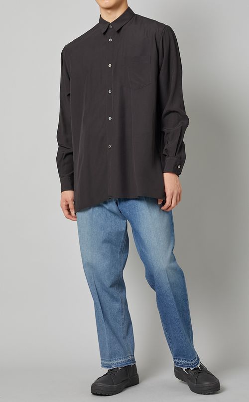 リヨセルスクエアヘムシャツ