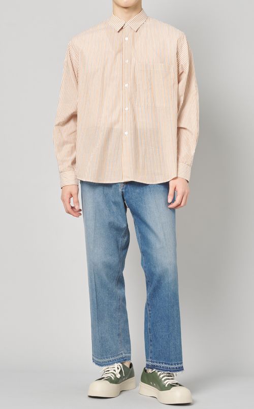 パネルユーズドバギーパンツ