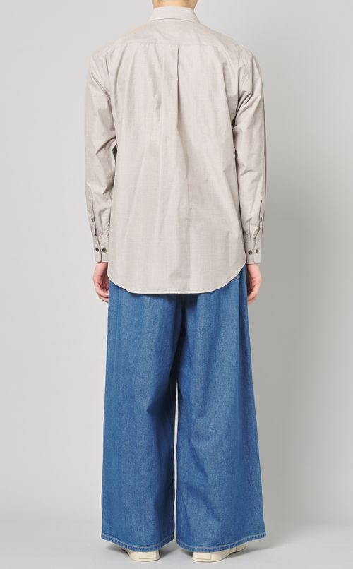 コットンシアークロスシャツ