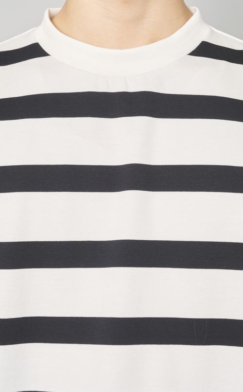 ラインテープロングスリーブボーダーTシャツ