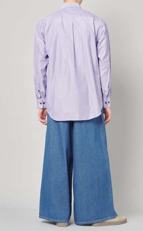 コットンシアークロスシャツ