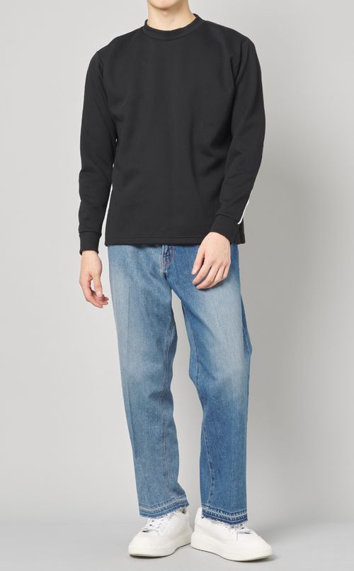 ラインテープロングスリーブTシャツ