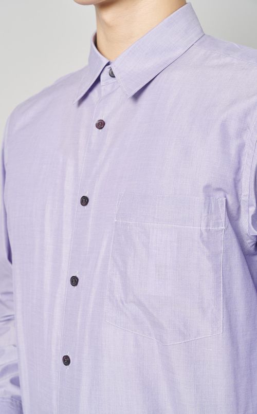 コットンシアークロスシャツ