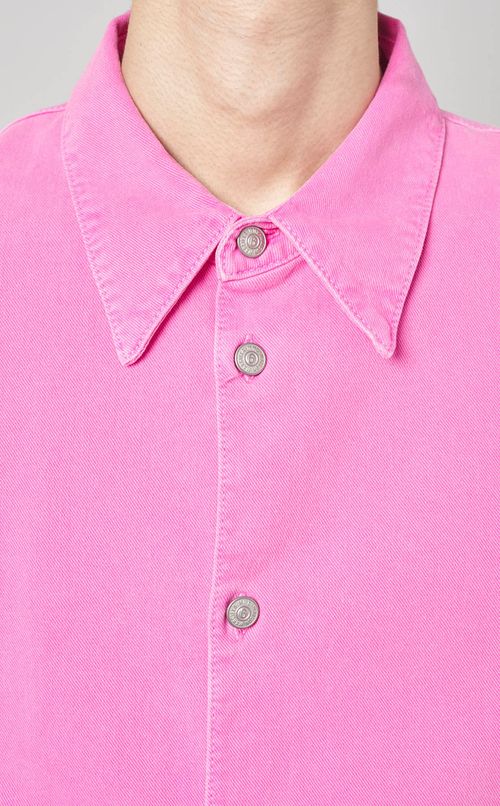 デニムシングルシャツ