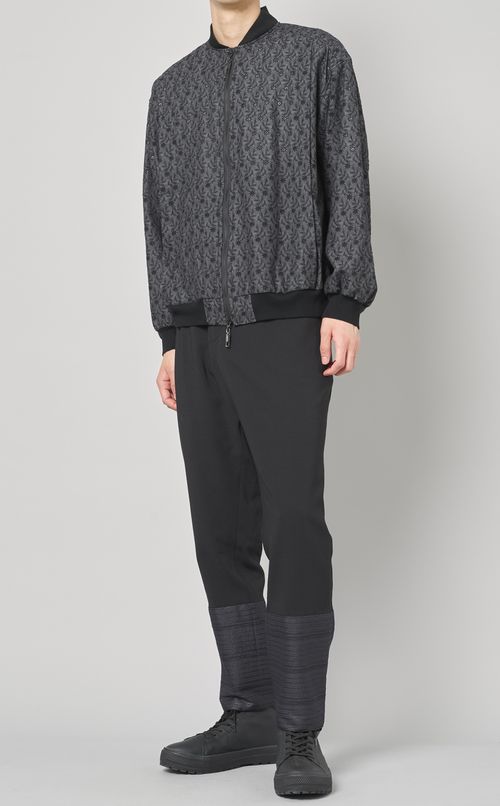 ラメボーダー切替パンツ