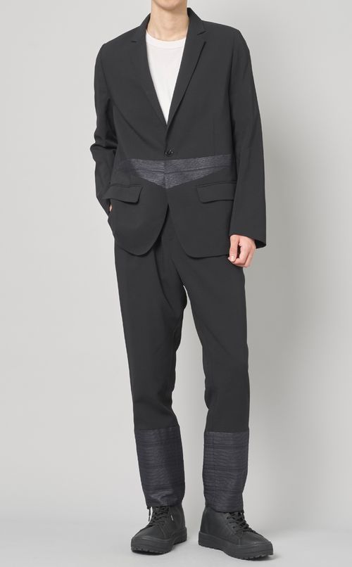 ラメボーダー切替パンツ