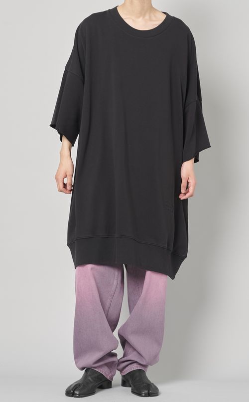 ウォッシュドカラーデニムパンツ