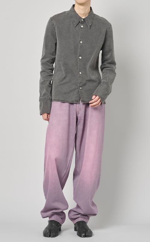 デニムシングルシャツ