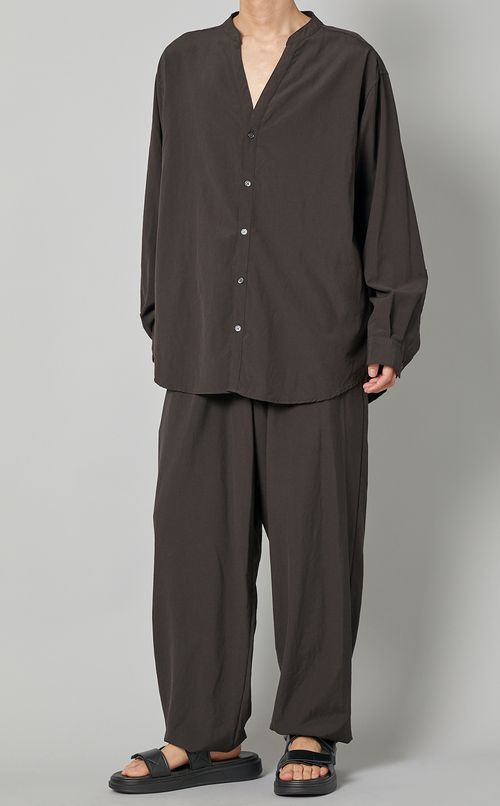 サマーウールVネックシャツ