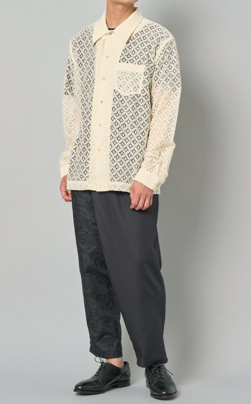 レースポケットシャツ