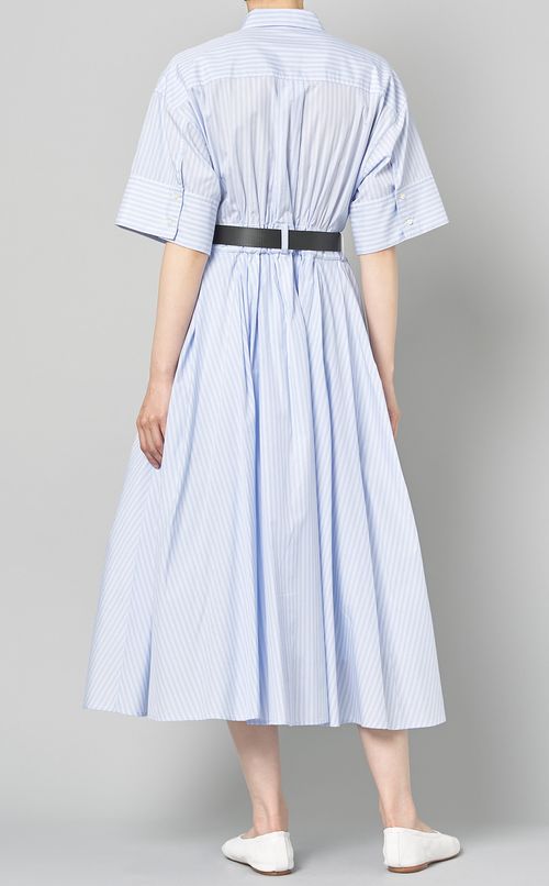 ベルト付シャツワンピース