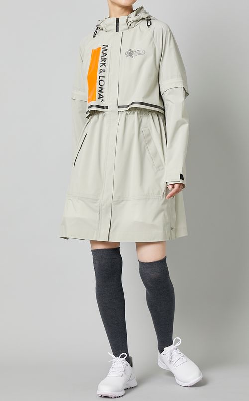 フーディフレアラインブルゾン