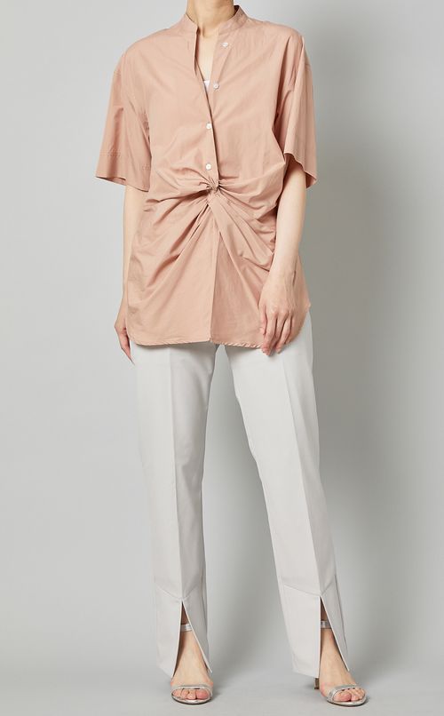 ドレープコットンシャツ