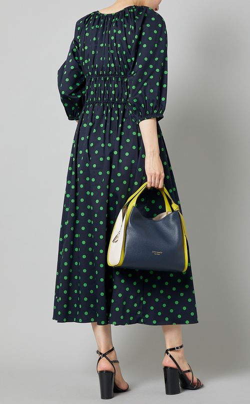 KNOTTカラーブロックレザーバッグ