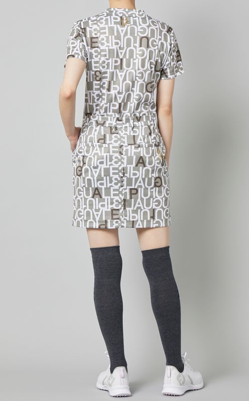 【手洗い可】ロゴプリントタイトスカート