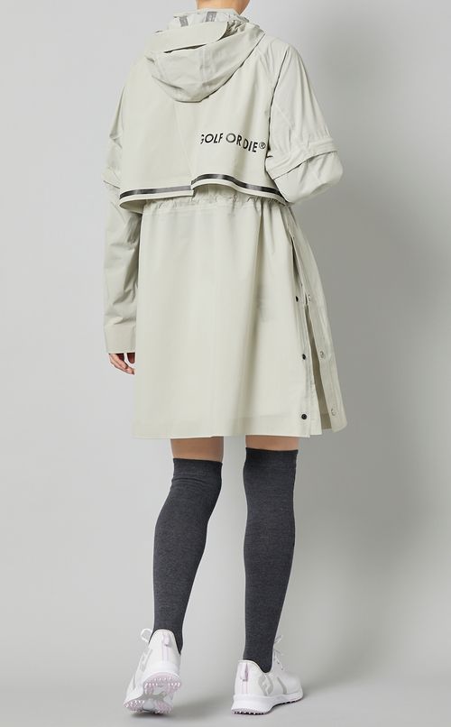 フーディフレアラインブルゾン