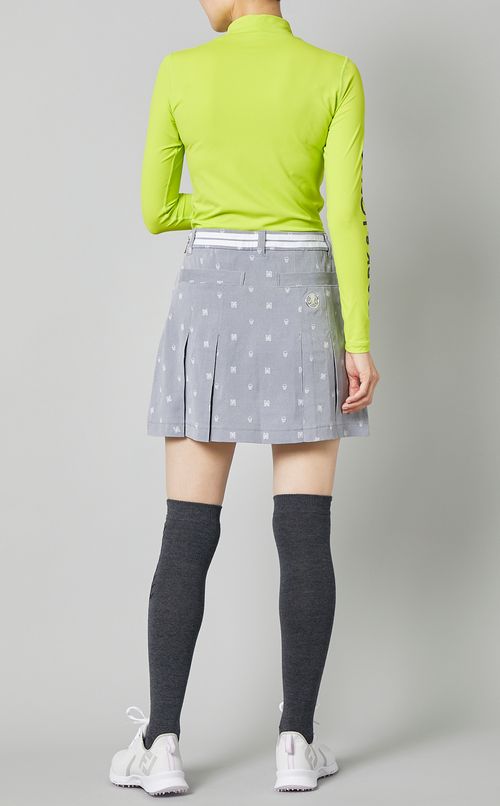 【手洗い可】総刺繍ボックスプリーツスカート