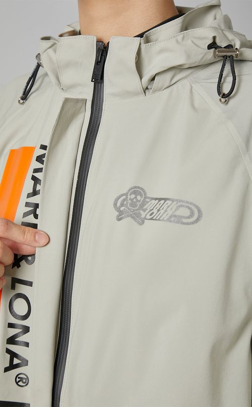 フーディフレアラインブルゾン