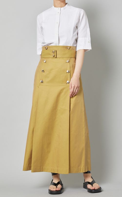 コットンマリンミディスカート