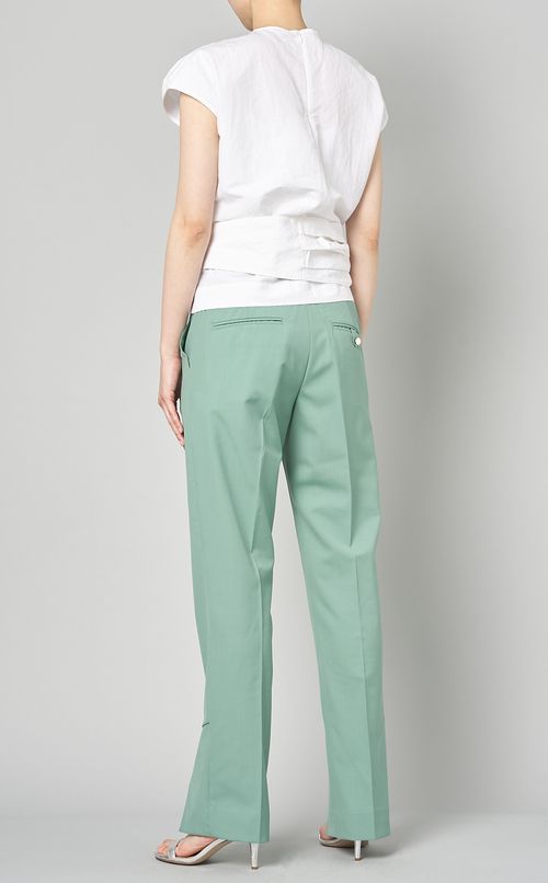 フロントスリットセンタープレスパンツ