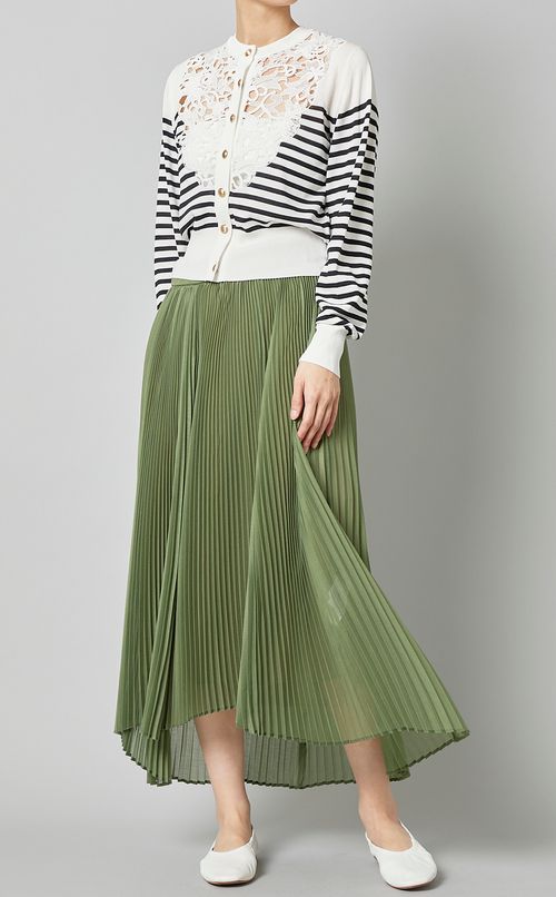 オーガンジープリーツスカート