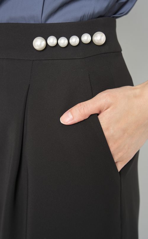 ウエストパールワイドパンツ