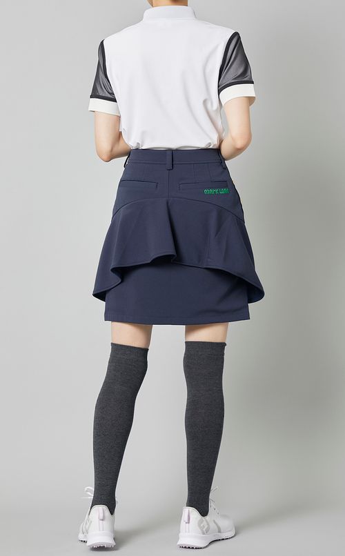 【手洗い可】異素材コンビポロシャツ