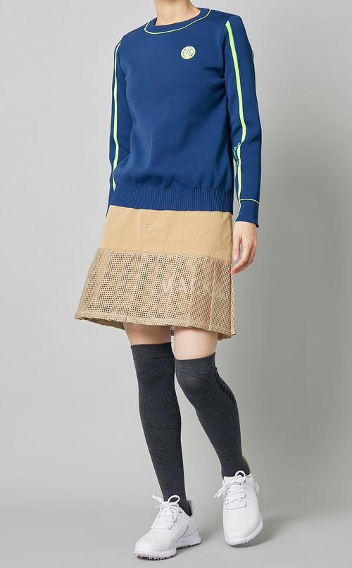 【手洗い可】メッシュプリーツスカート