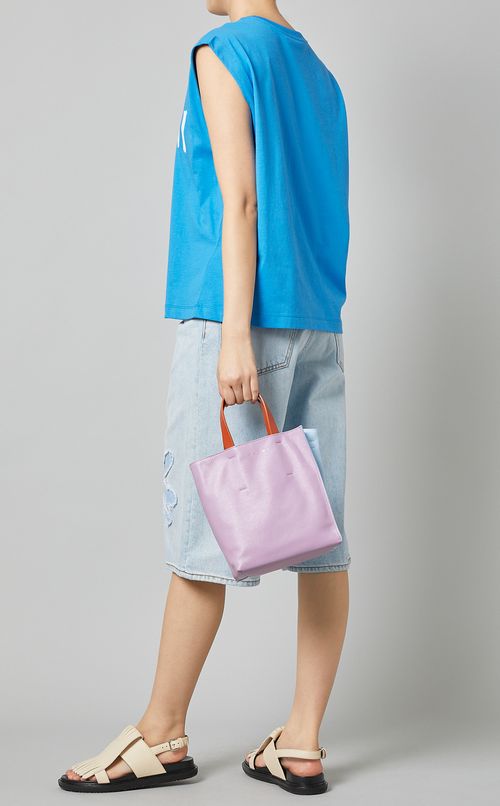 口ゴノースリーブジャージトップス