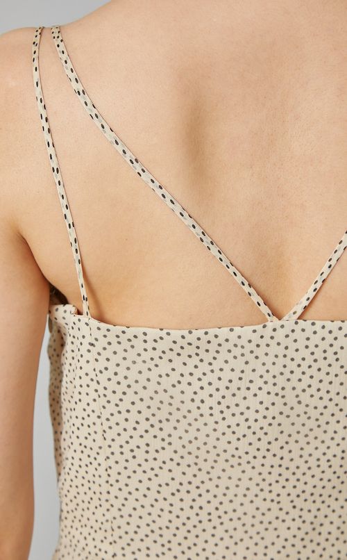 シャッフルドットキャミソールワンピース