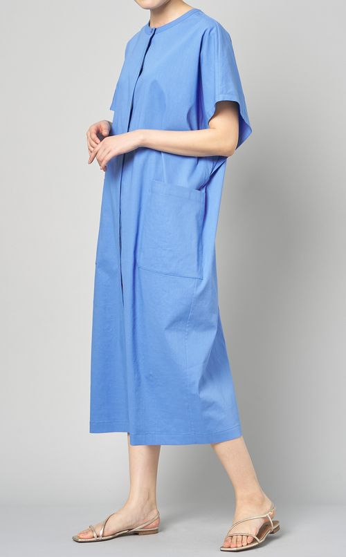 リネンクルーネックワンピース