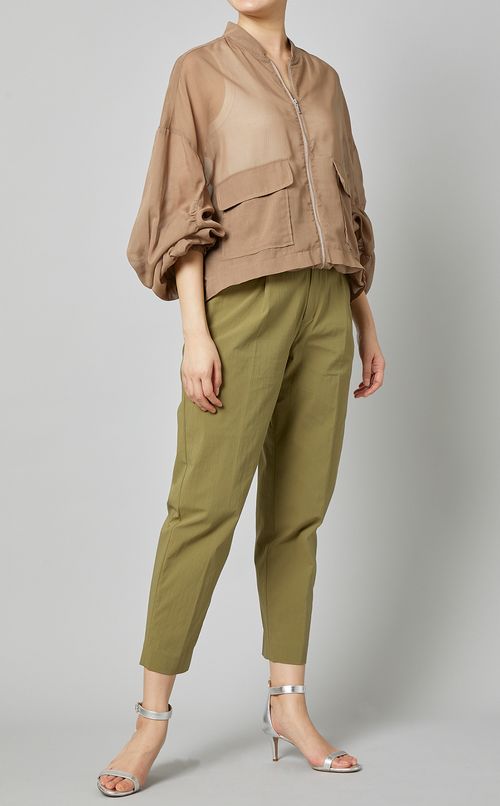 オーバーサイズシアーブルゾン