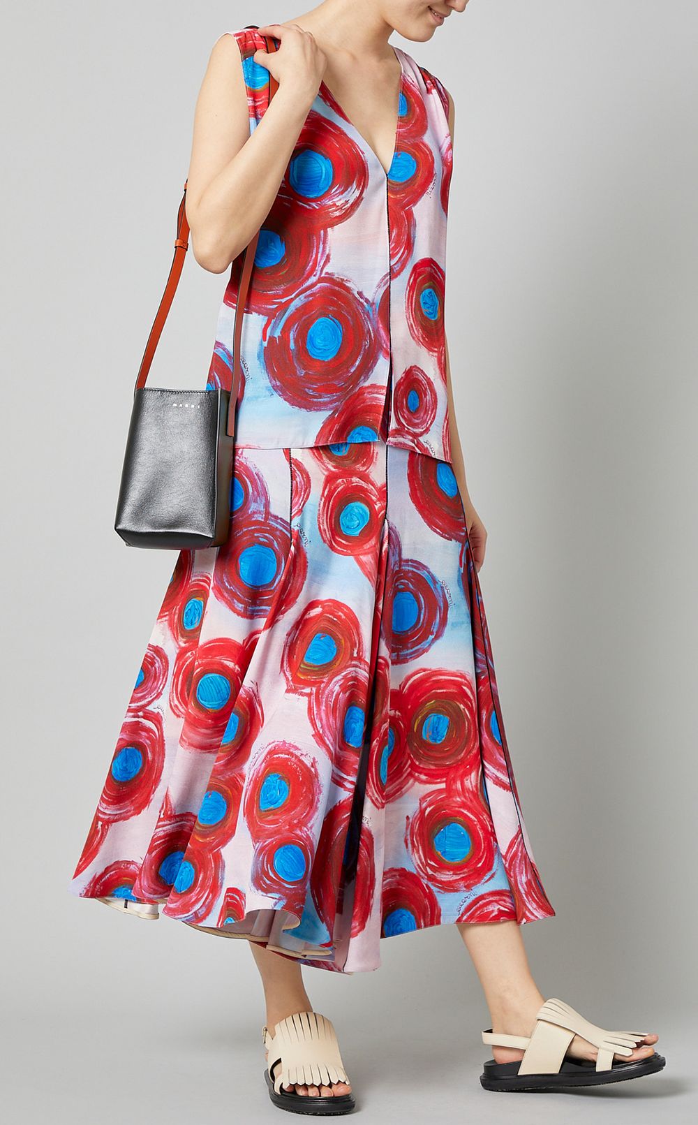【Marni】フレアミディスカート MARNI|サークルプリントフレアミディスカート