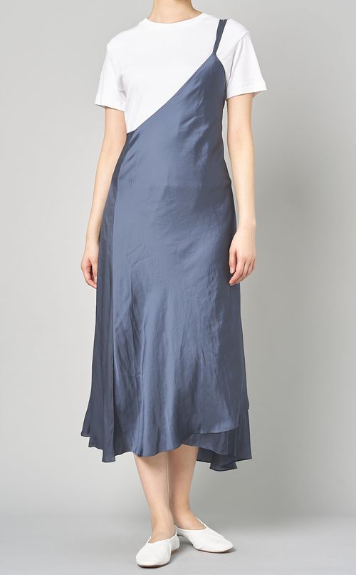 ワンショルダーラップスカート