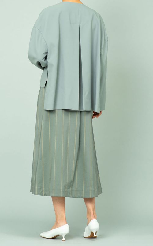 ストライプロングスカート