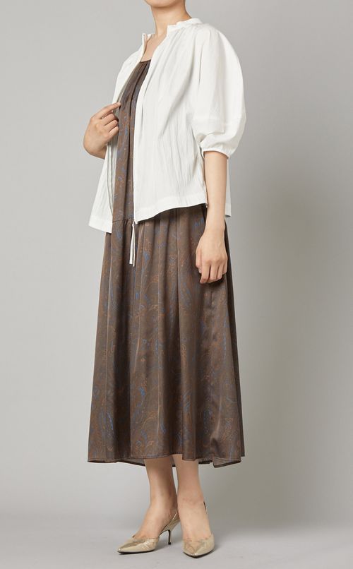 サテンキャミワンピース