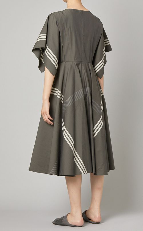 コットンパネルワンピース