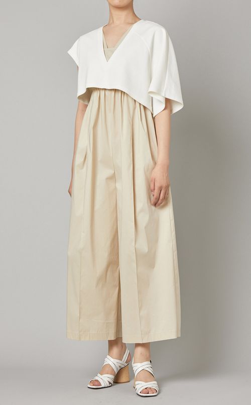 ショートトップス付オールインワン